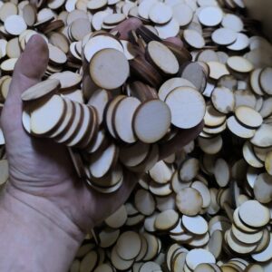 Żetony kółka drewniane ze sklejki 4 mm (100szt)